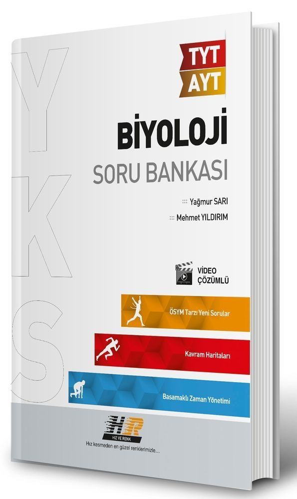 TYT AYT Biyoloji Soru Bankası Hız ve Renk Yayınları